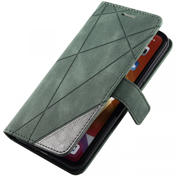 

Чехол книжка / кошелек RosCase Retro Book для Samsung Galaxy S24, Зеленый