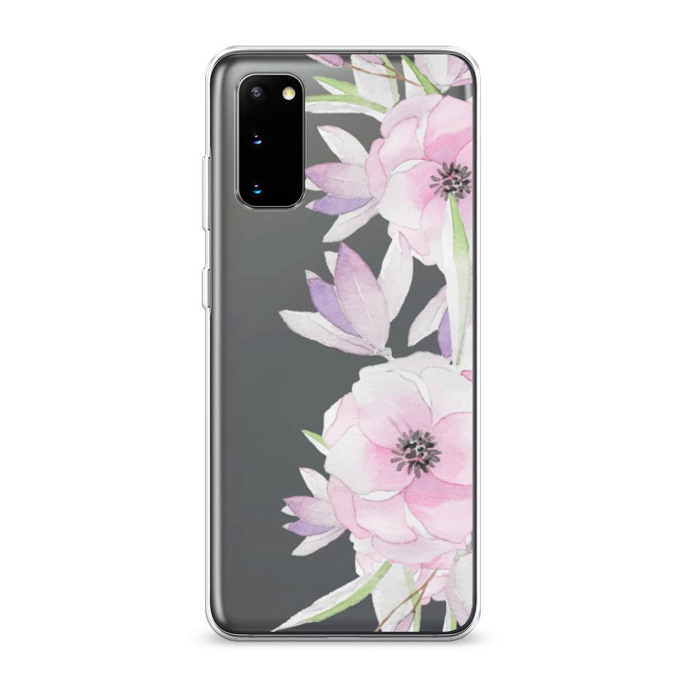 

Чехол Awog на Samsung Galaxy S20 "Нежные анемоны", Разноцветный, 29250-8