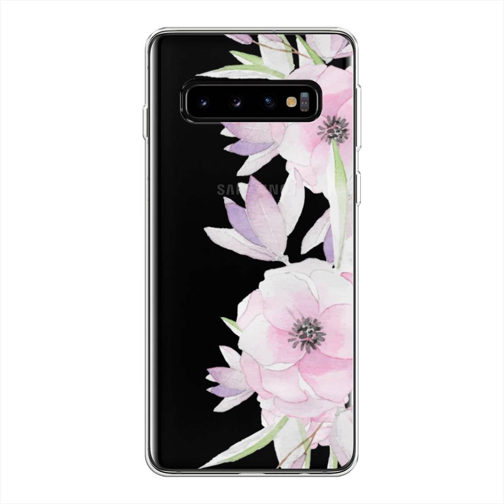 

Чехол Awog на Samsung Galaxy S10 Plus "Нежные анемоны", Разноцветный, 27150-8