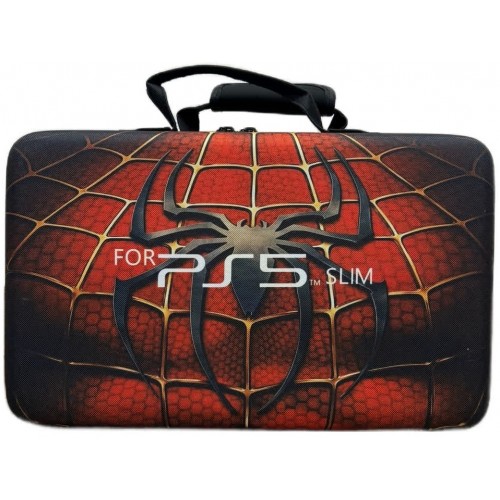 Чехол-сумка для приставки NoBrand Travel Handbag Spider-Man для Playstation 5 Slim