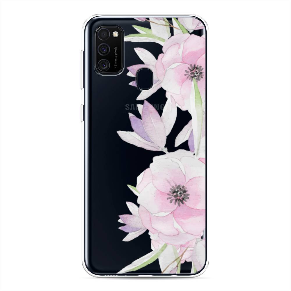

Чехол Awog на Samsung Galaxy M30s/M21 "Нежные анемоны", Разноцветный, 29850-8