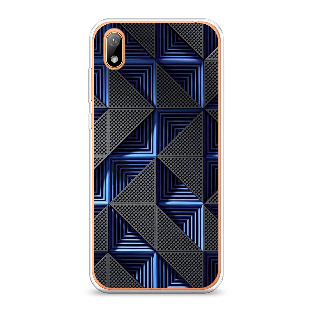 

Чехол на Huawei Y5 2019 "IBM", Серый;синий, 69050-3