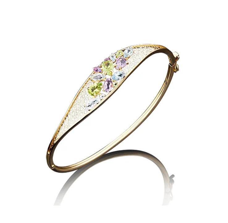 

Браслет из желтого золота с топазом р. 19,5 PLATINA jewelry 05-0544-00-221-1130-46, 05-0544-00-221-1130-46