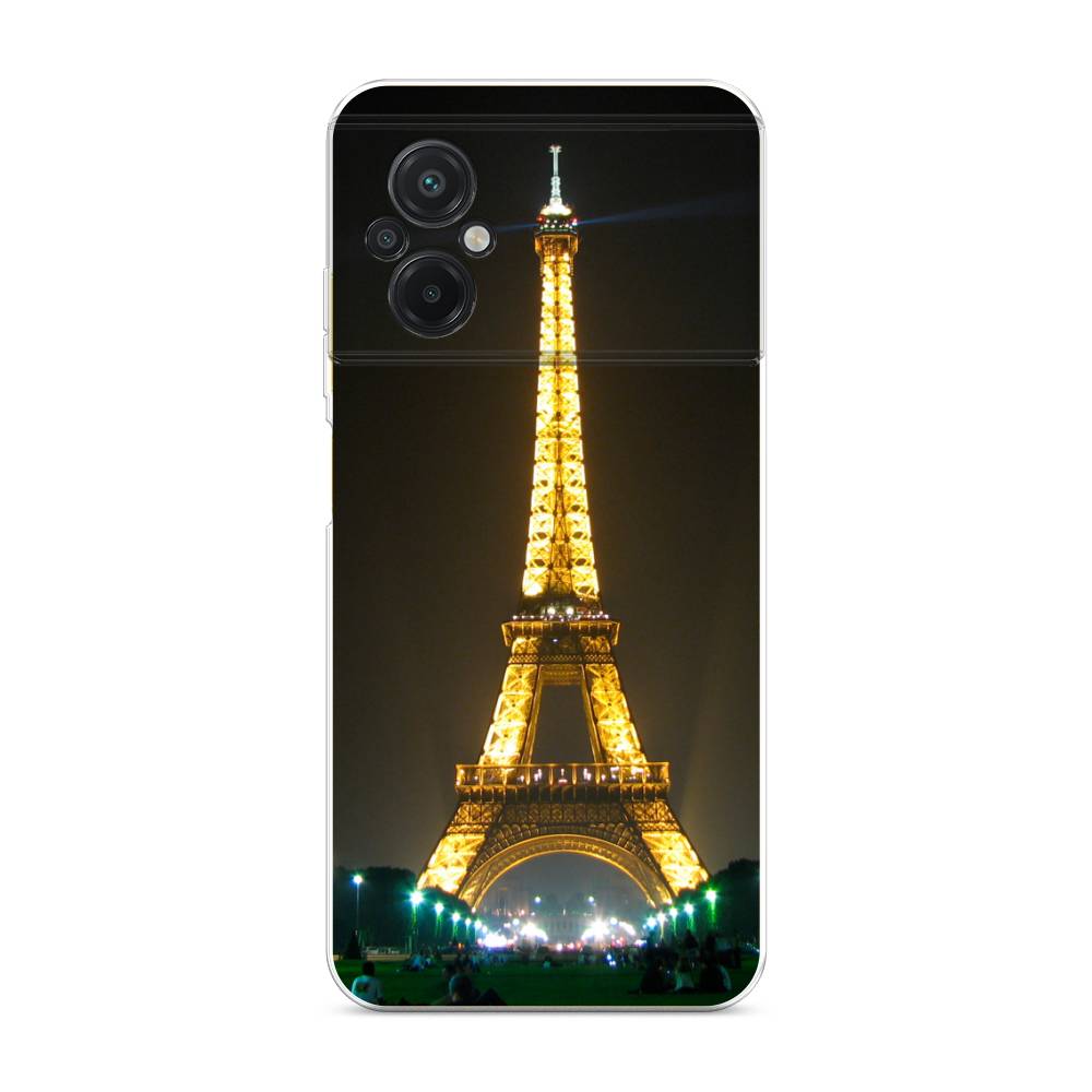 

Чехол на Xiaomi Poco M5 "Париж 2", Желтый;серый, 316450-2