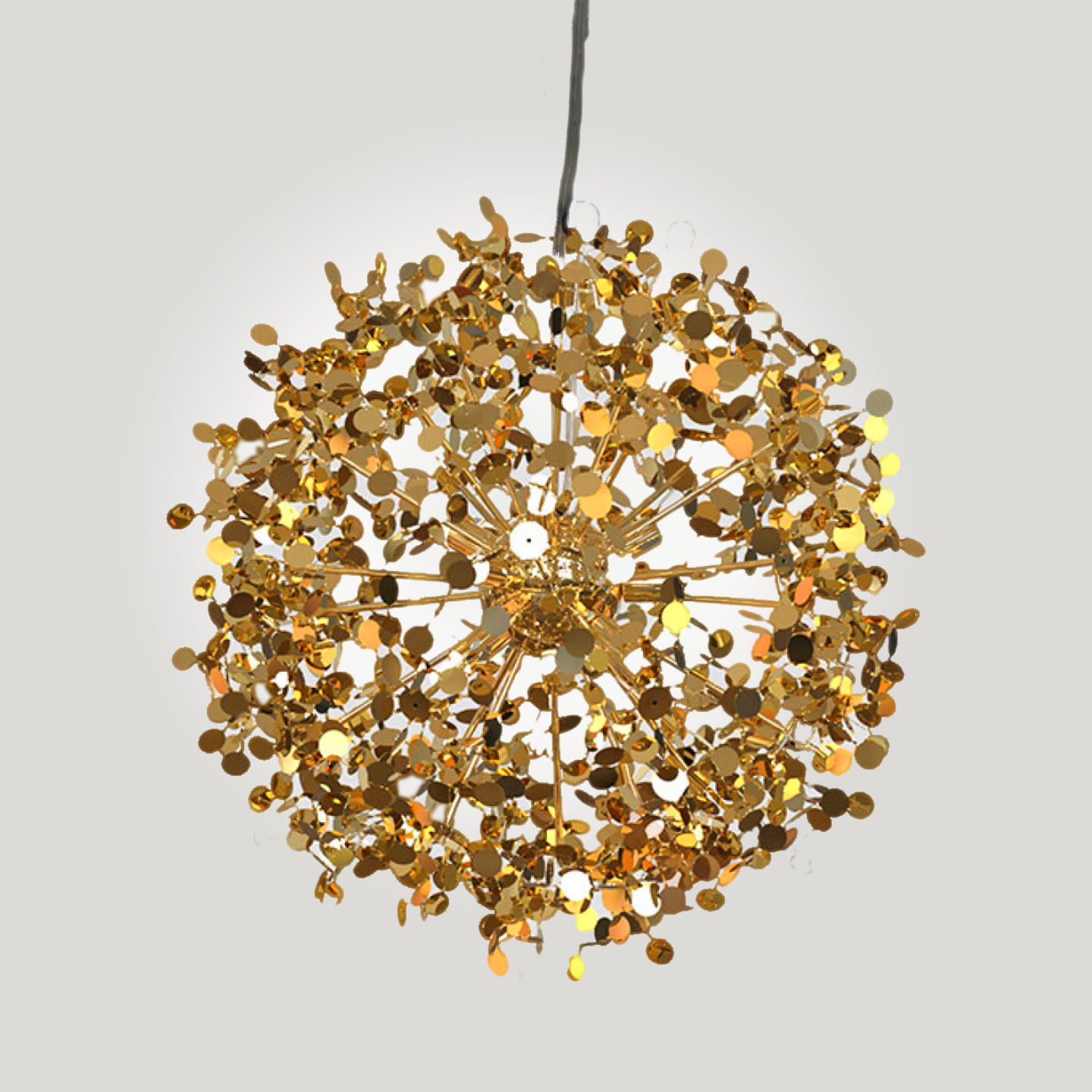 фото Люстра imperiumloft tezani argent suspension pendant lamp 85 gold d80