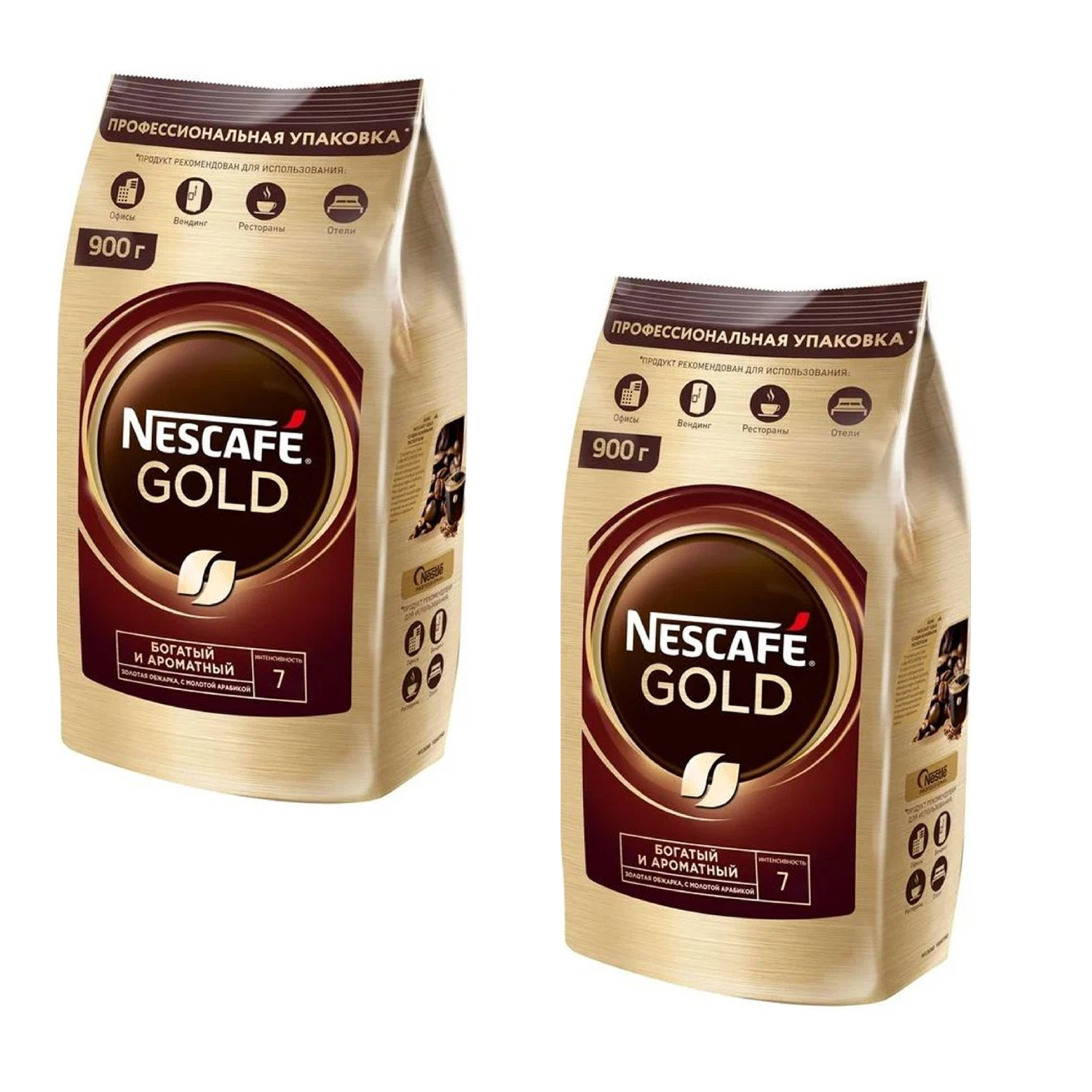 Кофе nescafe gold 900 г. «Lusso», кофе Gold, растворимый, 2 г.