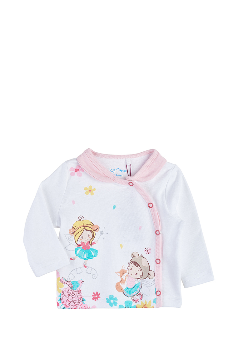 

Распашонка Kari baby AW19B01703403 белый р.74, AW19B01703403