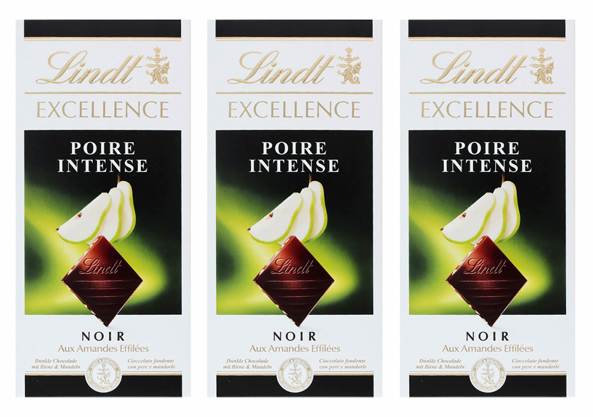

Lindt Excellence с грушей 100 г х 3 шт.