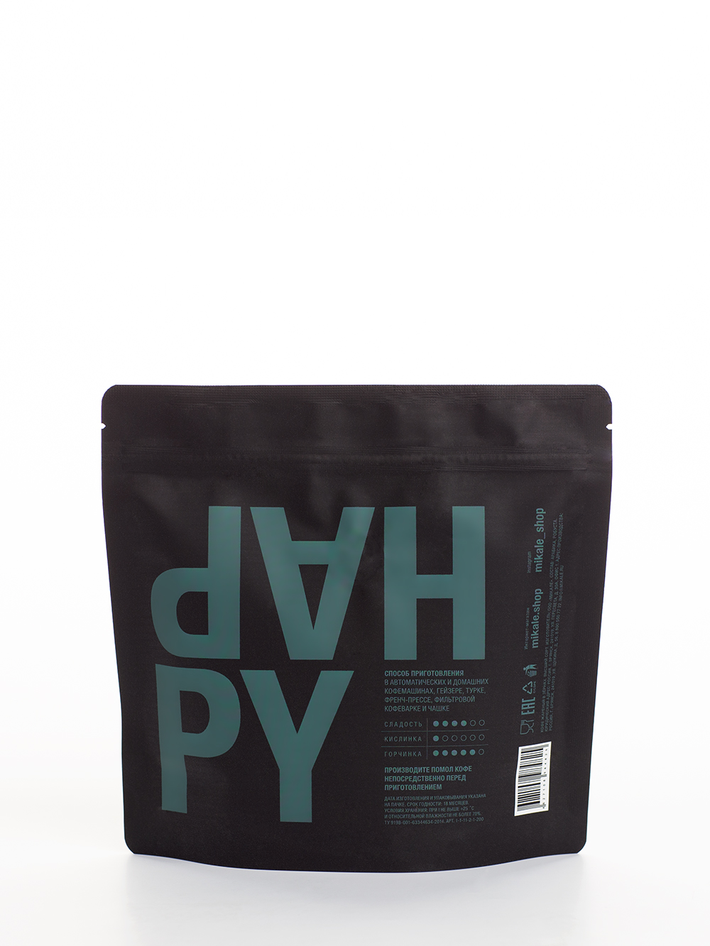 Кофе в зернах Peppy Happy Крепкий, 200 г