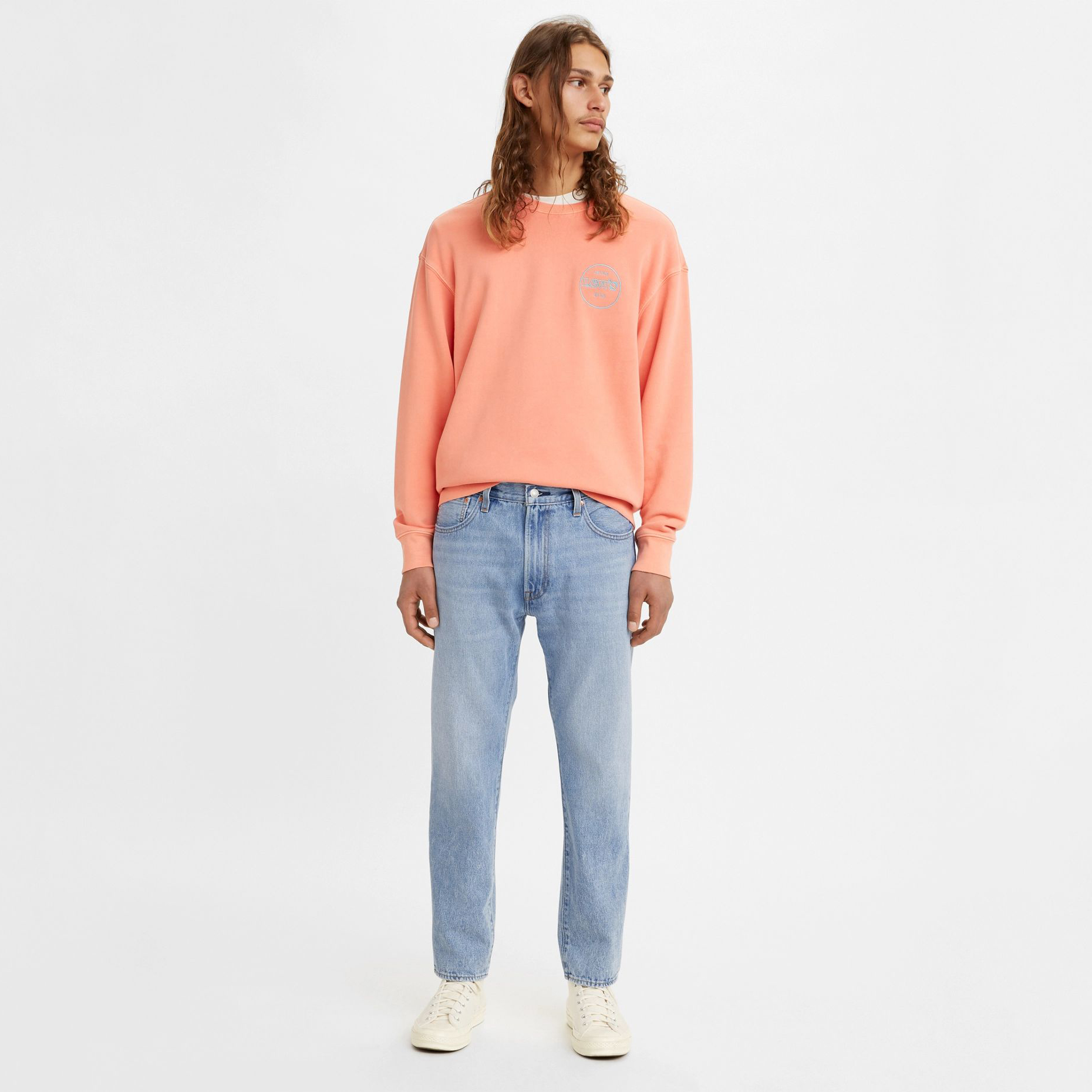 фото Джинсы мужские levi's 551z straight crop jeans голубые 36