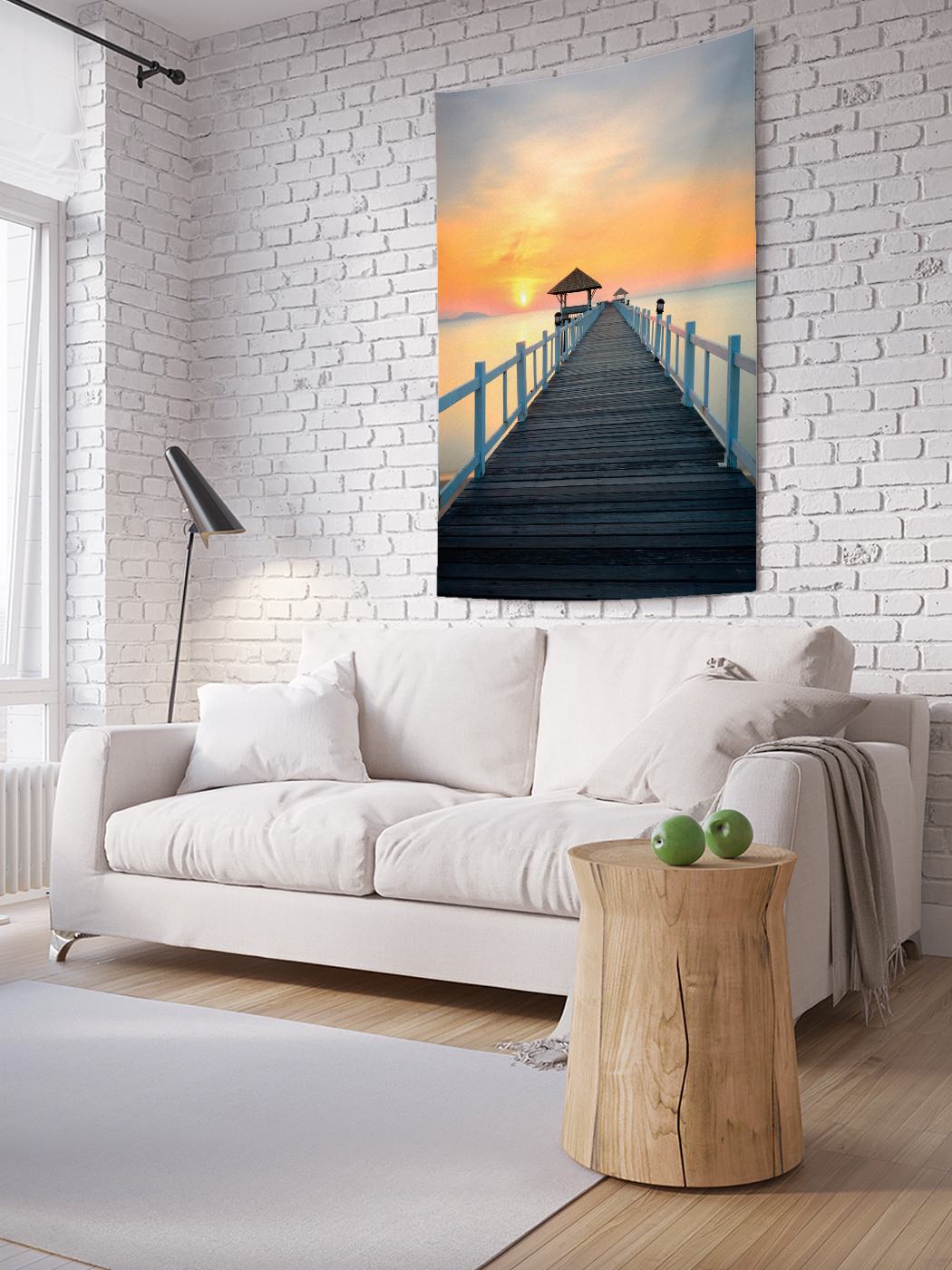

Вертикальное фотопанно на стену JoyArty Морской пирс 100x150 см, Морской пирс