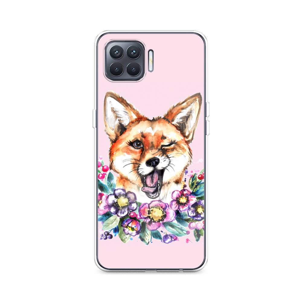 

Чехол Awog на Oppo Reno 4 Lite/A93 "Подмигивающая лиса", Разноцветный, 255350-10