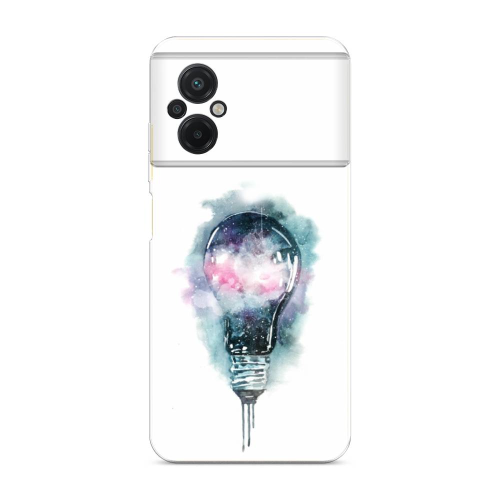 

Чехол на Xiaomi Poco M5 "Волшебная лампа", Белый;серый, 316450-4
