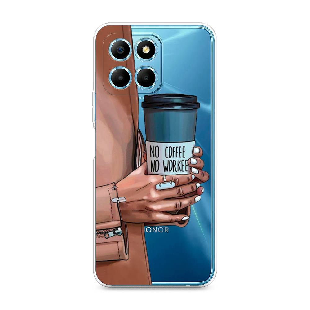 

Чехол Awog 6120250-7 для Honor X6s "No coffee", Синий;бежевый;коричневый, 6120250-7
