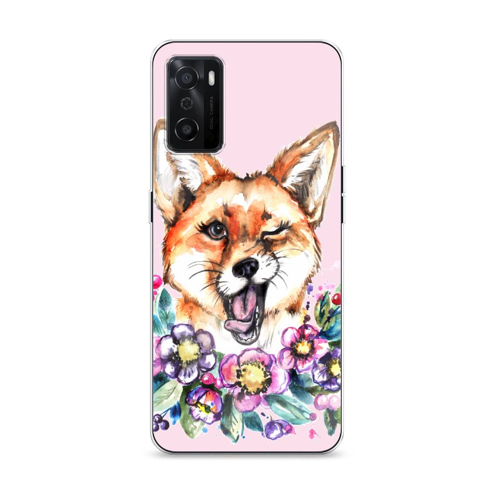 

Чехол Awog на Oppo A55s 5G "Подмигивающая лиса", Разноцветный, 2510150-10