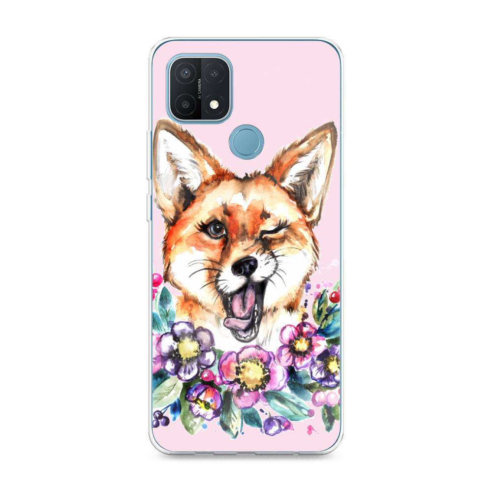 

Чехол Awog на Oppo A15/A15s "Подмигивающая лиса", Разноцветный, 255650-10
