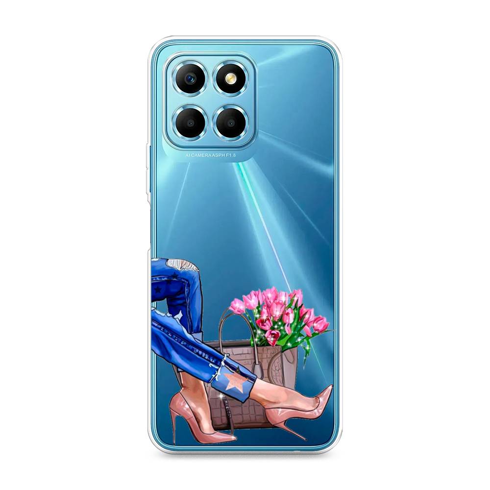 

Чехол Awog 6120250-7 для Honor X6s "Каблучки", Синий, 6120250-7
