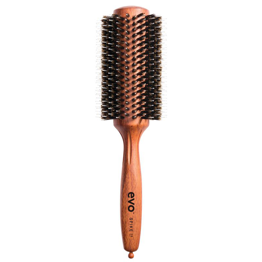 Щетка круглая Evo spike с комбинированной щетиной для волос 38 мм evo [спайк] щетка круглая с комбинированной щетиной для волос 28мм evo spike 28mm radial brush