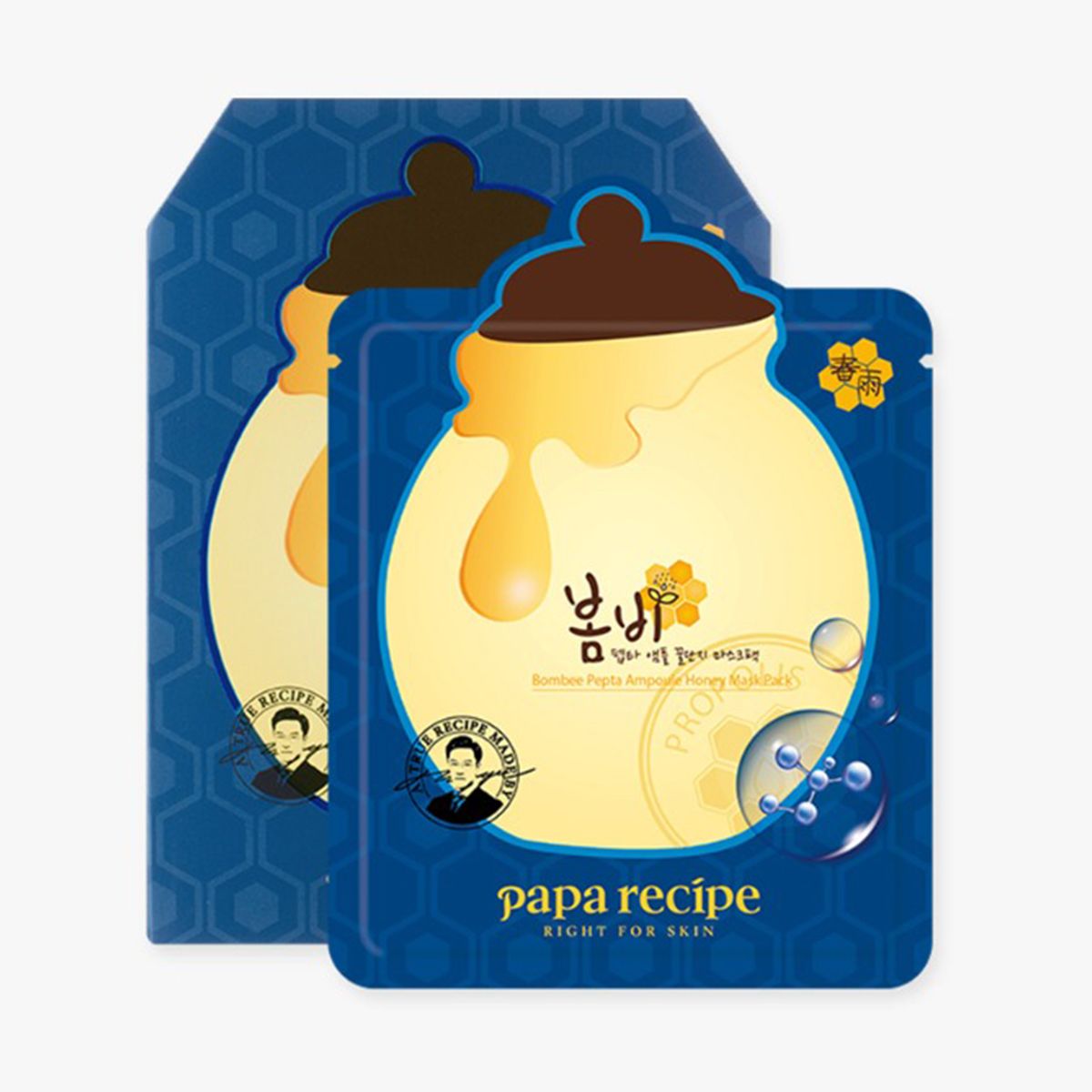 

Маска Papa Recipe тканевая разглаживающая Bombee Pepta Ampoule Honey Mask Pack