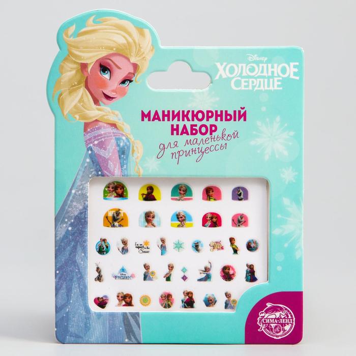 

Маникюрный набор. Наклейки для ногтей, Холодное сердце, Разноцветный
