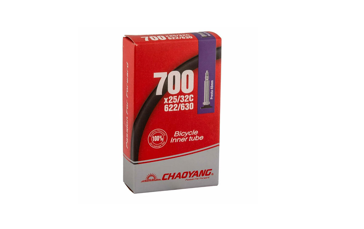 

Камера CHAO YANG 700x 25/32С FV 48мм бутиловая, Черный
