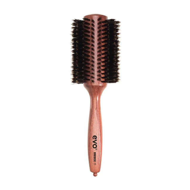 Круглая щетка Evo bruce с натуральной щетиной для волос 38 мм evo [брюс] круглая щетка с натуральной щетиной для волос 28мм evo bruce 28 natural bristle radial brush