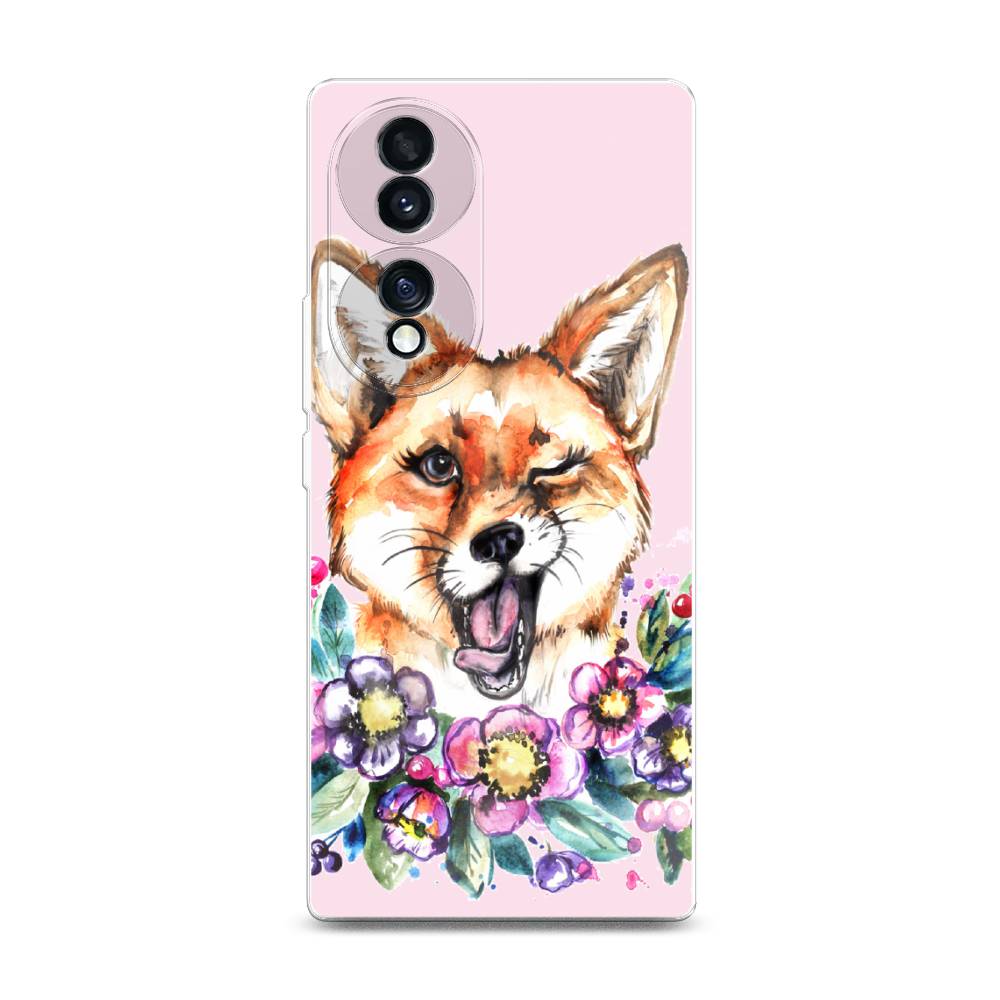 

Чехол Awog на Honor 70 "Подмигивающая лиса", Разноцветный, 6108250-10