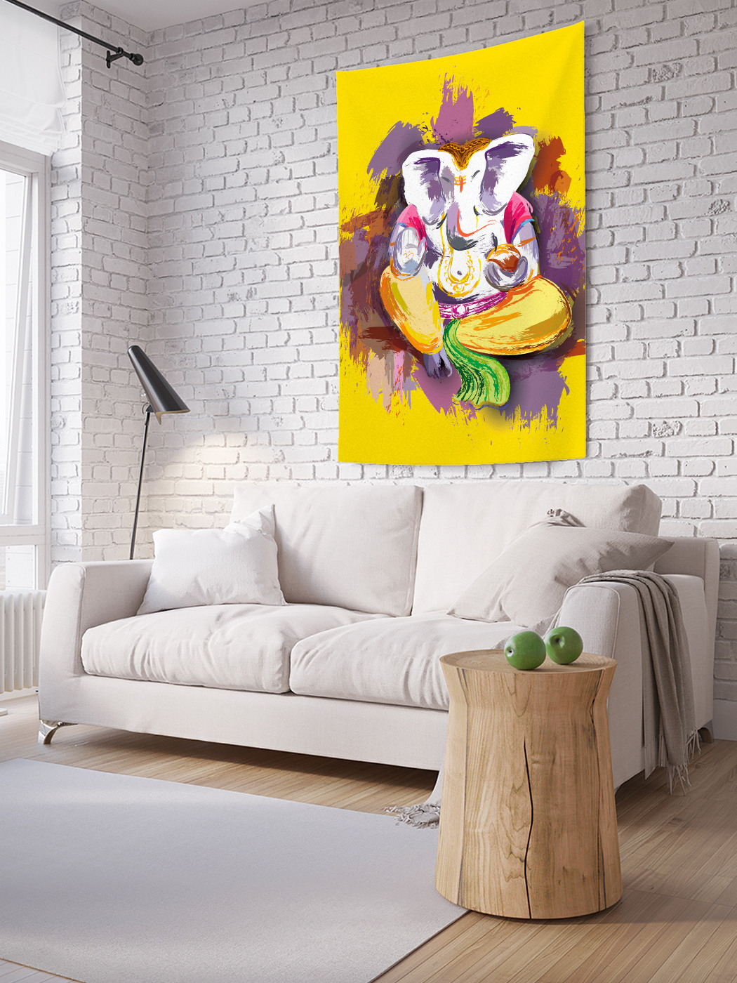 

Вертикальное фотопанно на стену JoyArty Красочный Ганеша 100x150 см, Красочный Ганеша