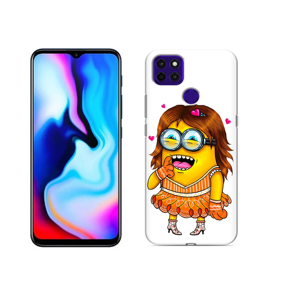 

Чехол MyPads Tocco для Lenovo K12 Pro Миньон девочка, Прозрачный, Tocco