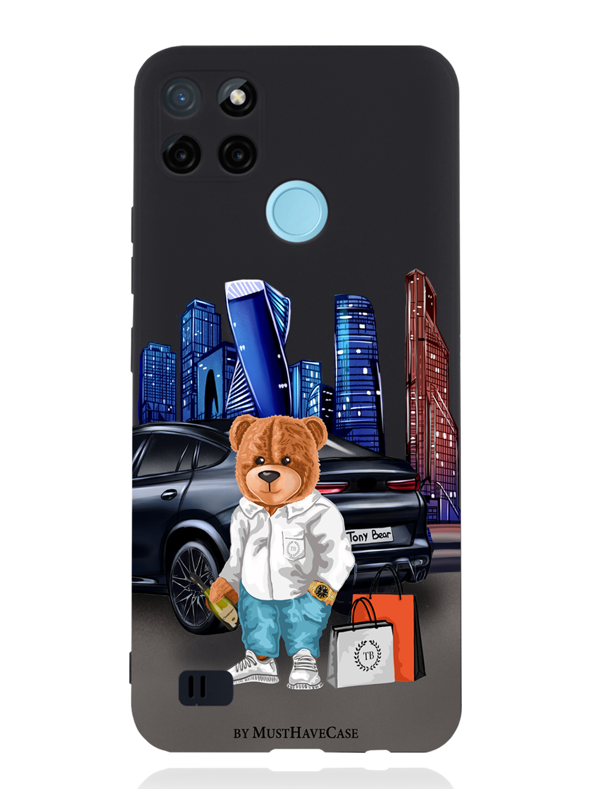 Чехол MustHaveCase RealMe C21Y Тони Москва Сити