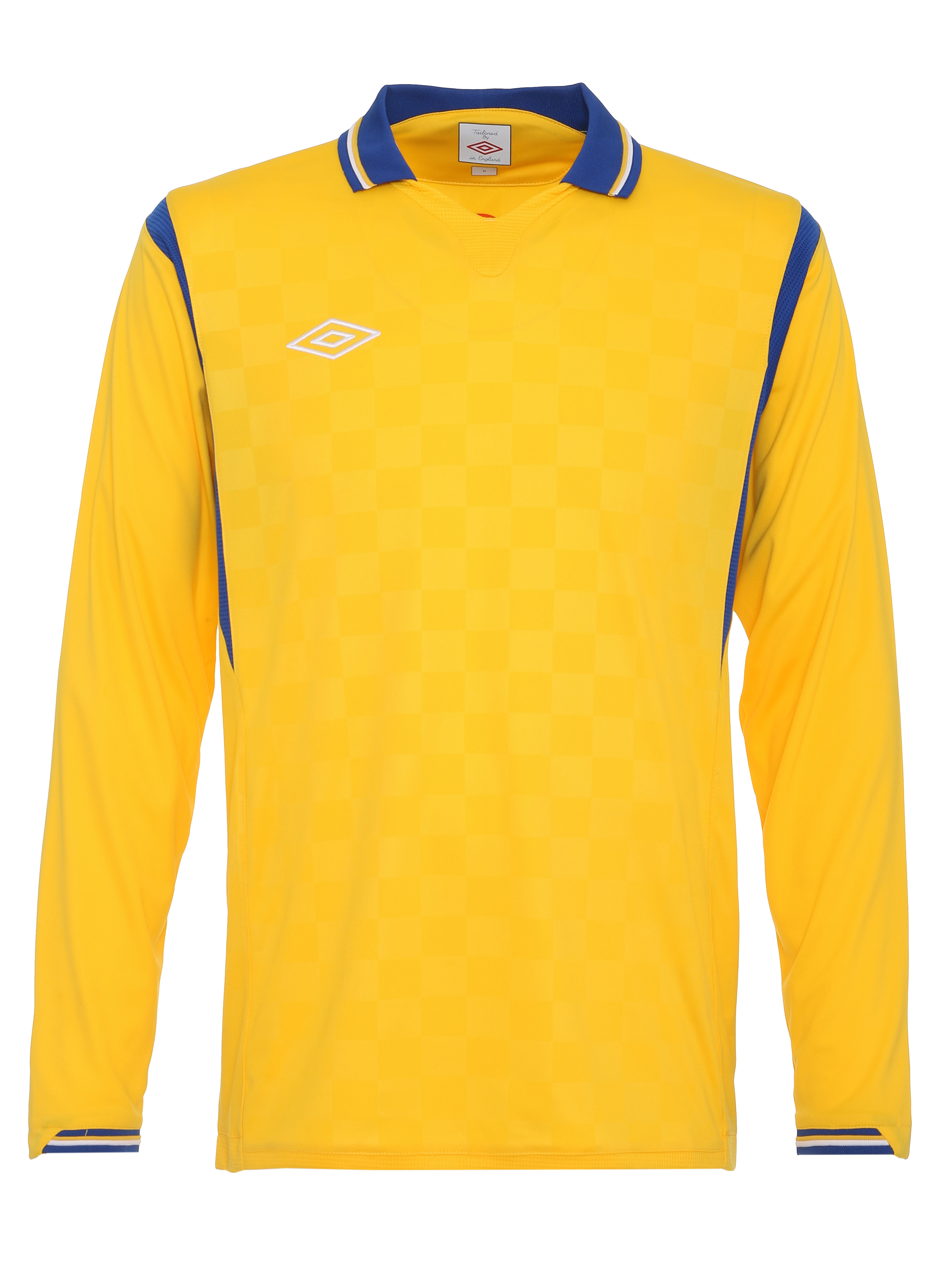 фото Футболка футбольная umbro westham jersey l/s, желтая, m