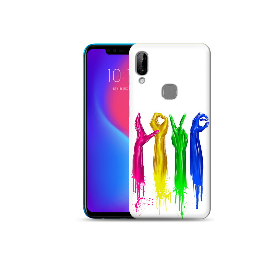 

Чехол MyPads Tocco для Lenovo S5 Pro яркие руки love, Прозрачный, Tocco