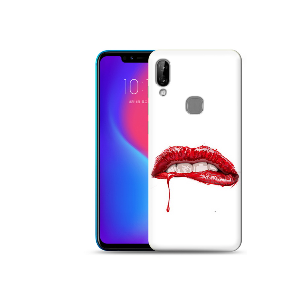 

Чехол MyPads Tocco для Lenovo S5 Pro яркие красные губы, Прозрачный, Tocco