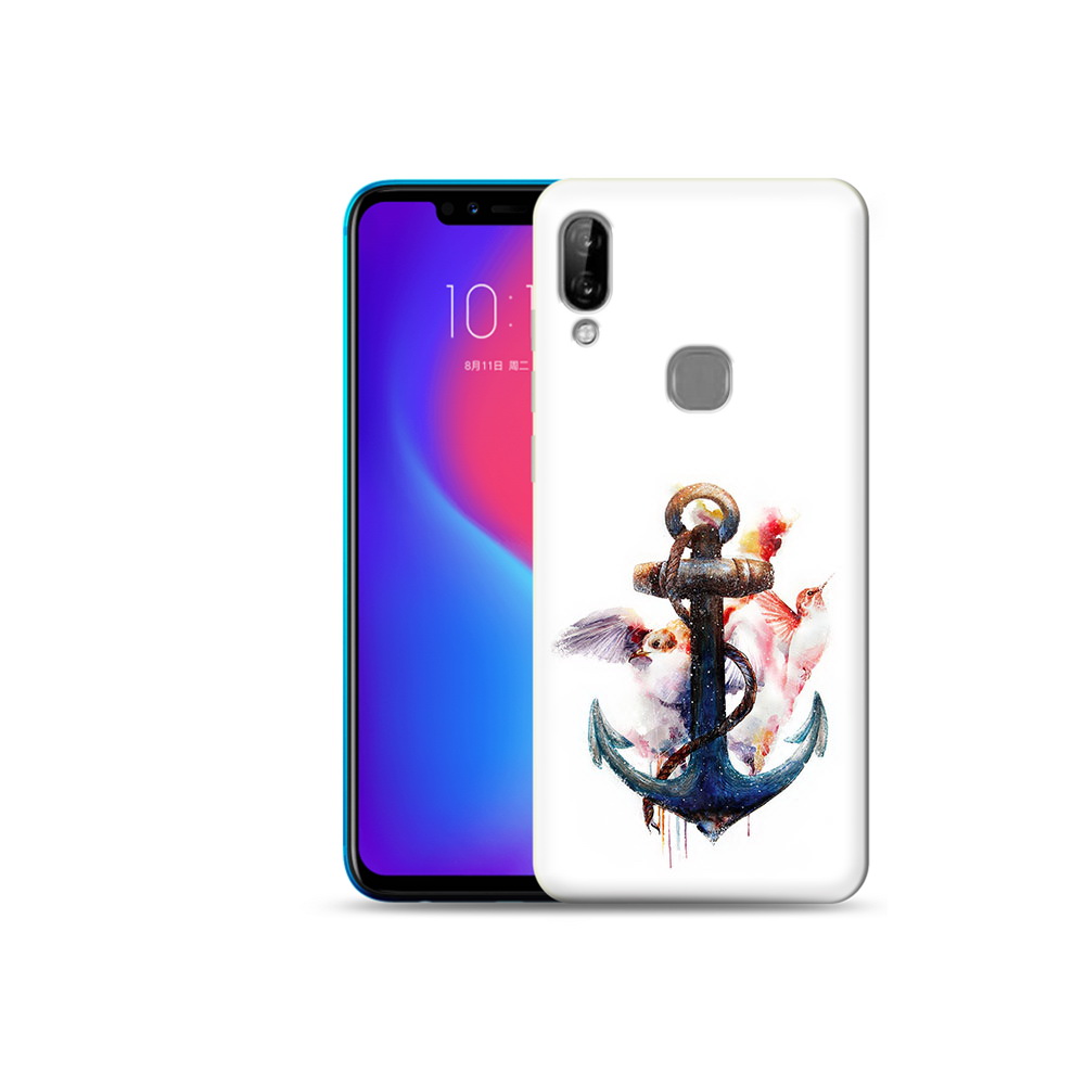 

Чехол MyPads Tocco для Lenovo S5 Pro якорь с птицами, Прозрачный, Tocco