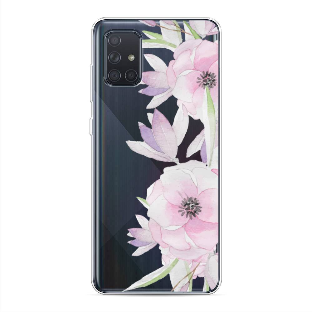 

Чехол Awog на Samsung Galaxy A71 4G "Нежные анемоны", Разноцветный, 29050-8
