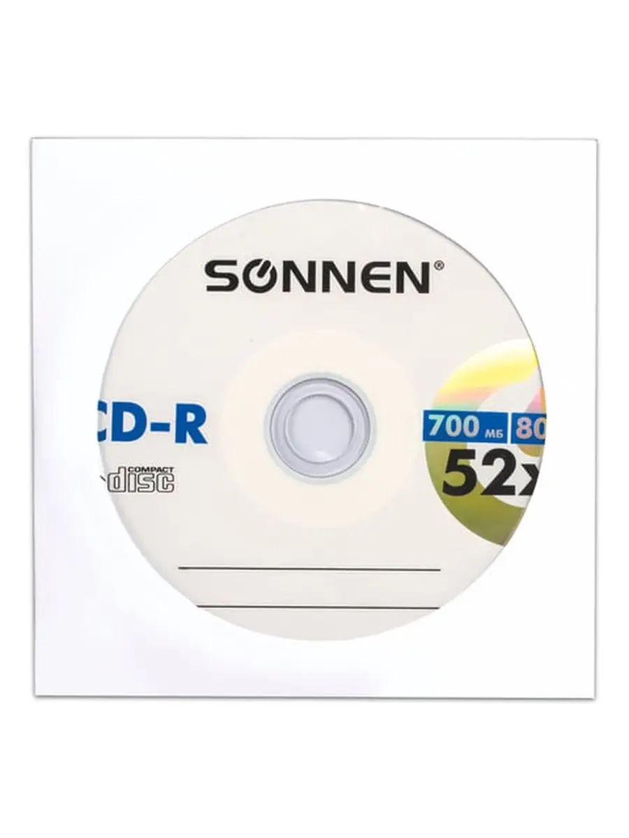 

Диск cd-r Sonnen 25шт. (512573.217397)