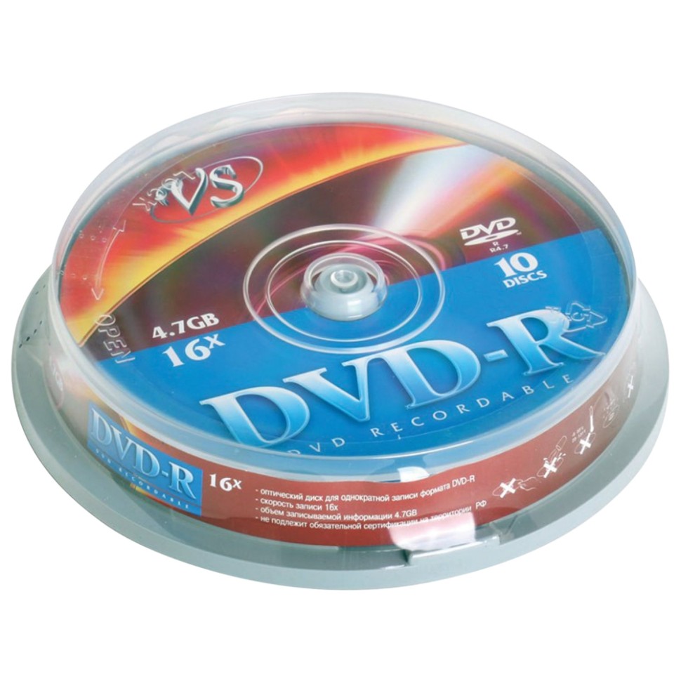 

Диск dvd-r NoBrand 4шт. (VSDVDRCB1001.217130)