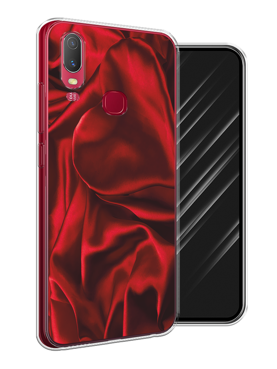 

Чехол Awog на Vivo Y11 "Текстура красный шелк", Разноцветный, 261650-3
