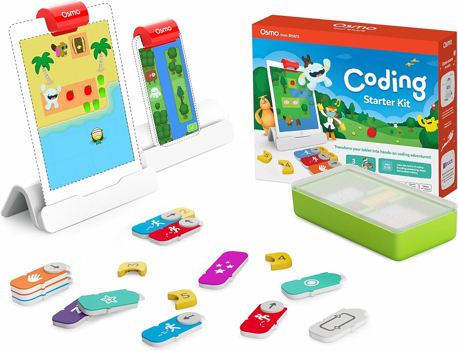 Настольная игра Osmo Coding обучающая программированию Starter Kit для iPhone и iPad STEM