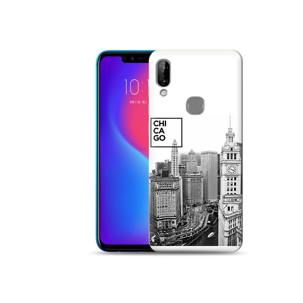 

Чехол MyPads Tocco для Lenovo S5 Pro черно белый чикаго, Прозрачный, Tocco