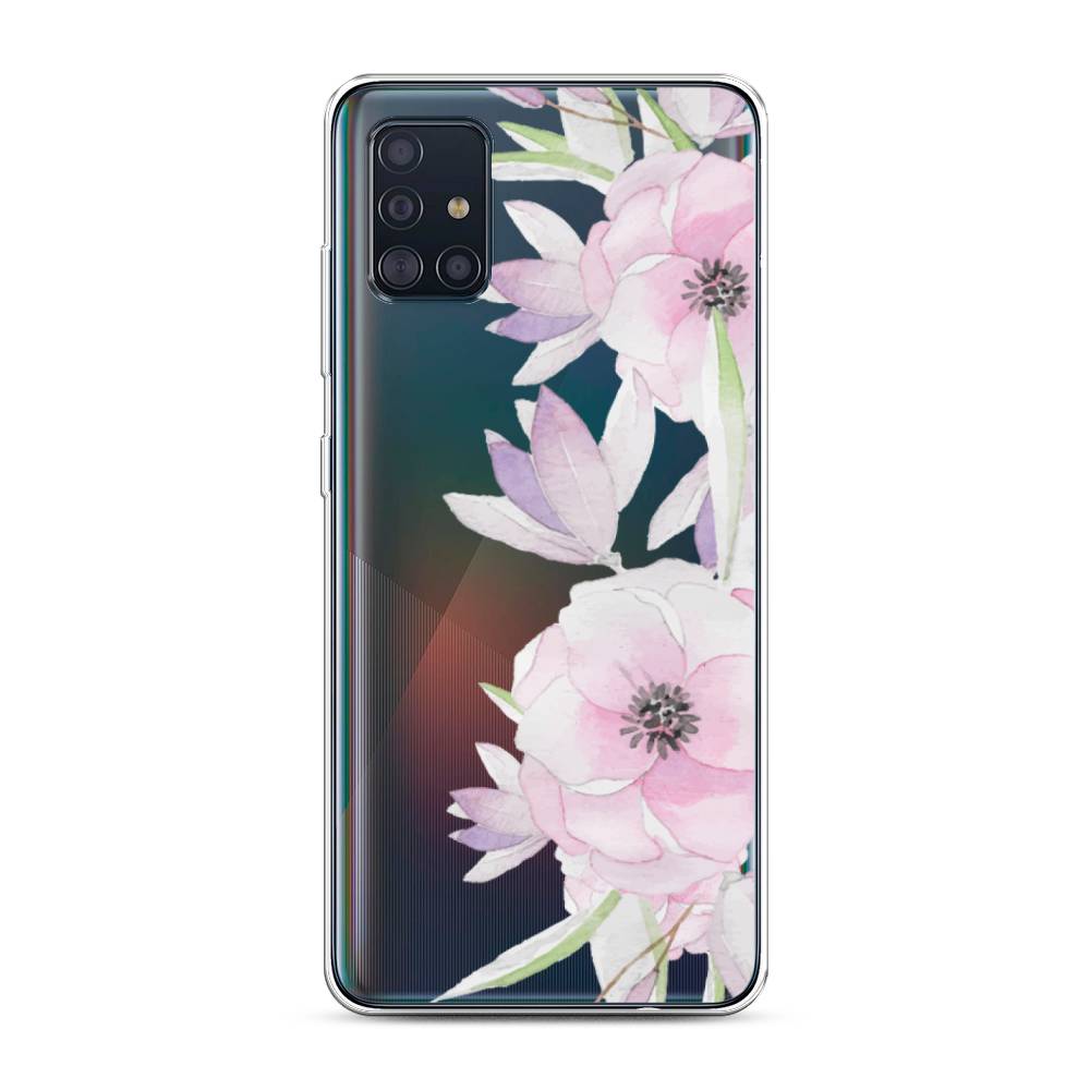 

Чехол Awog на Samsung Galaxy A51 "Нежные анемоны", Разноцветный, 28950-8