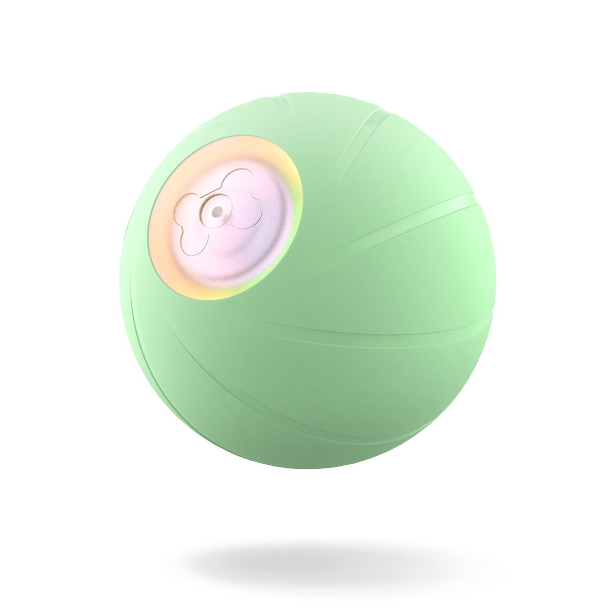Игрушка для собак Cheerble мяч интерактивная, каучуковая, зеленый, 5.6 см