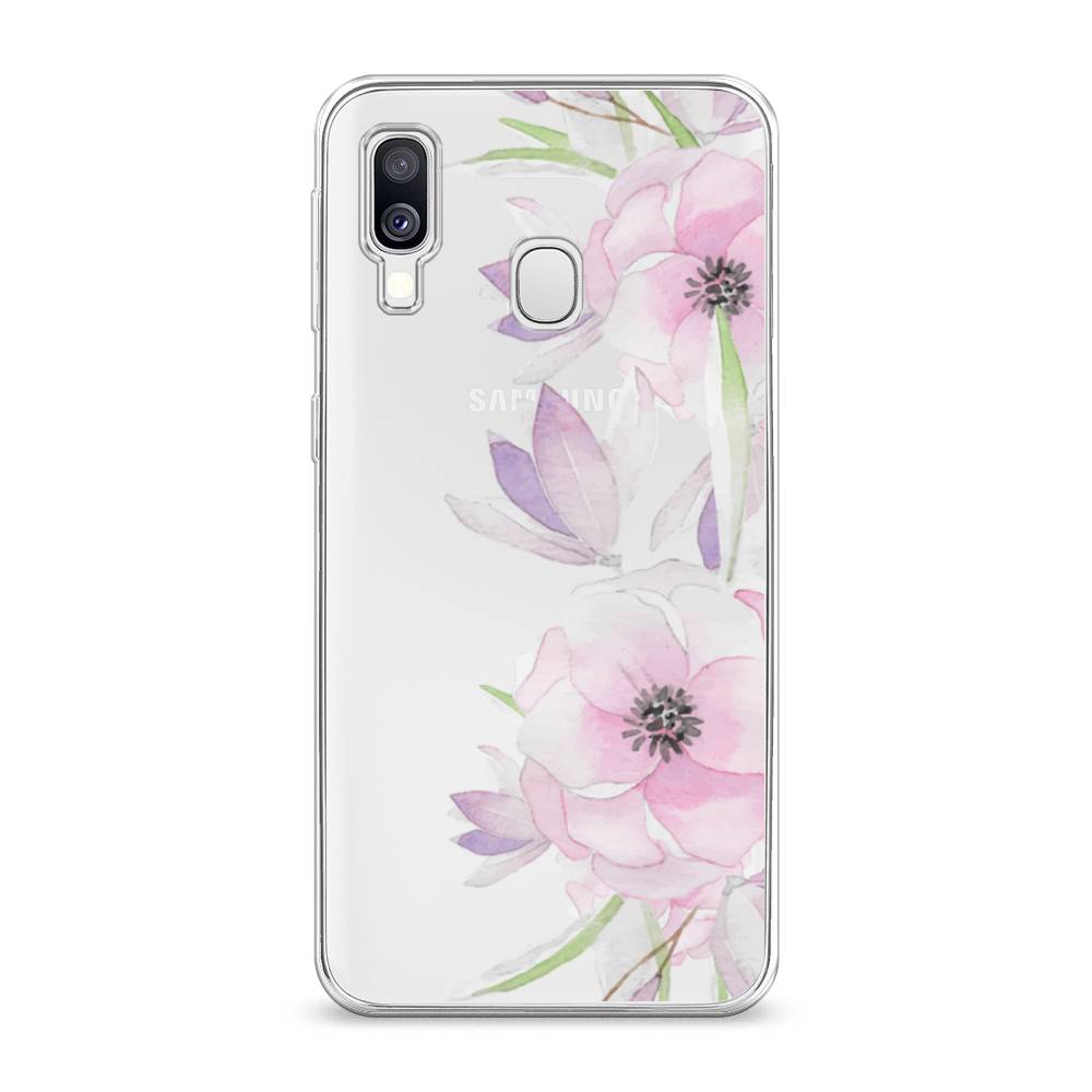 

Чехол Awog на Samsung Galaxy A40 "Нежные анемоны", Разноцветный, 28050-8