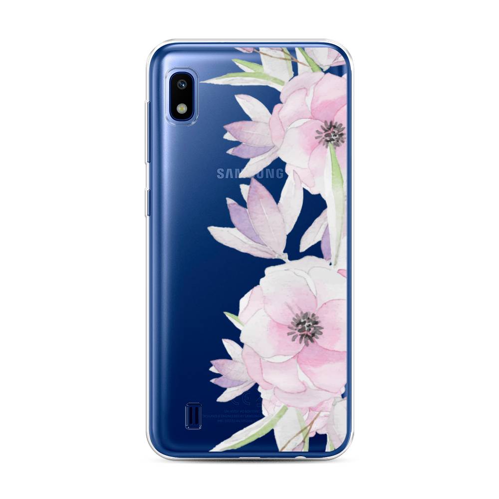 

Чехол Awog на Samsung Galaxy A10 "Нежные анемоны", Разноцветный, 27950-8