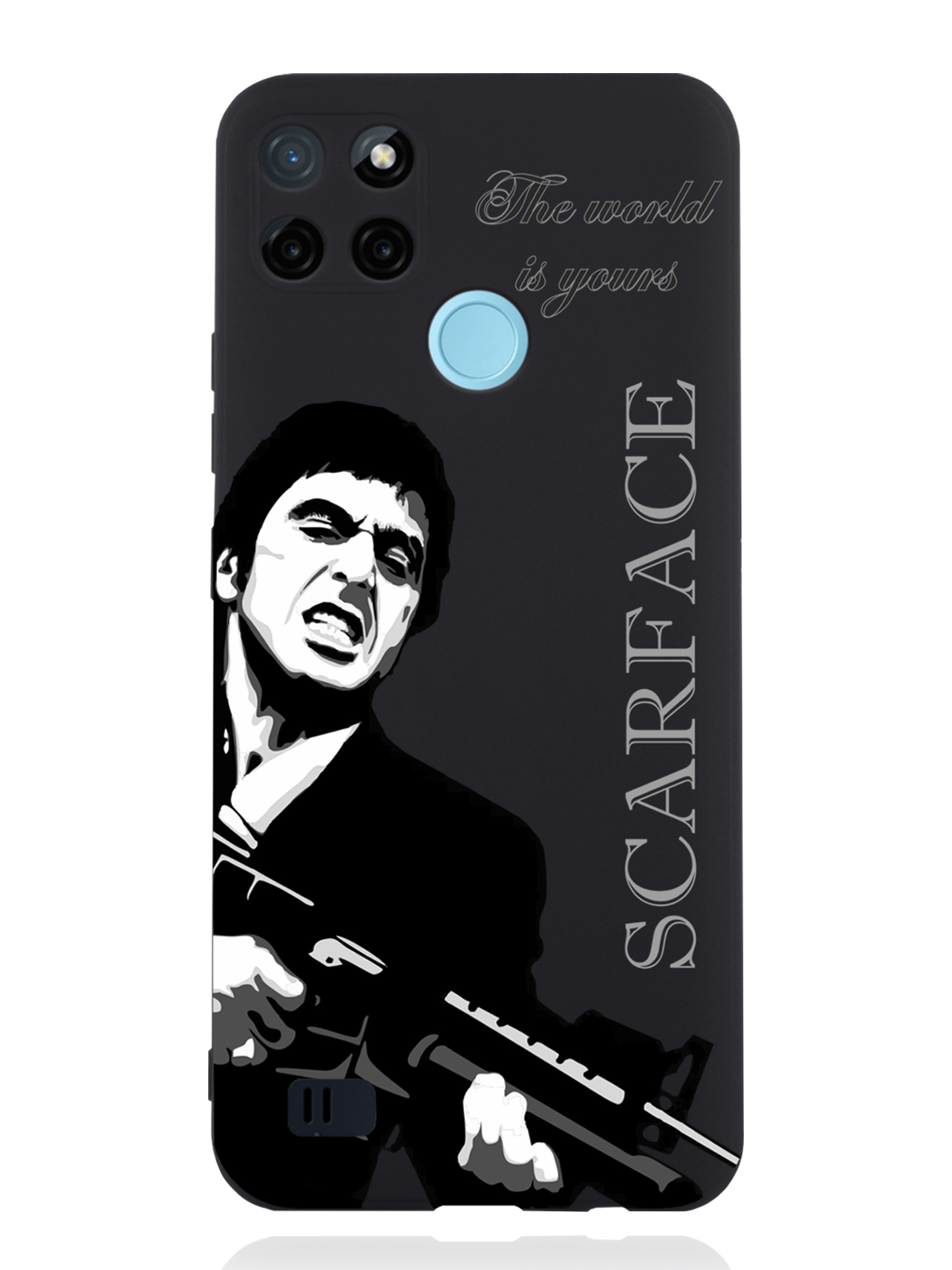 Чехол MustHaveCase RealMe C21Y Scarface Tony Montana Лицо со шрамом