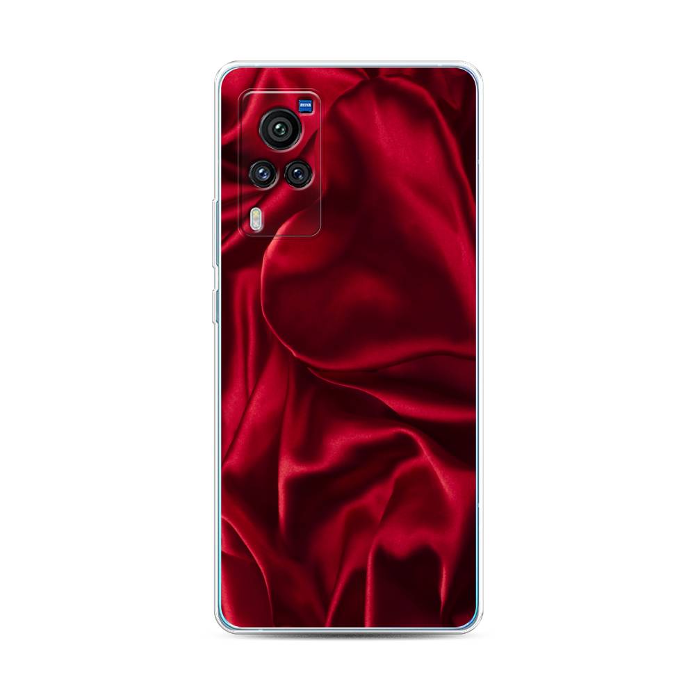 

Чехол Awog на Vivo X60 Pro "Текстура красный шелк", Разноцветный, 263850-3