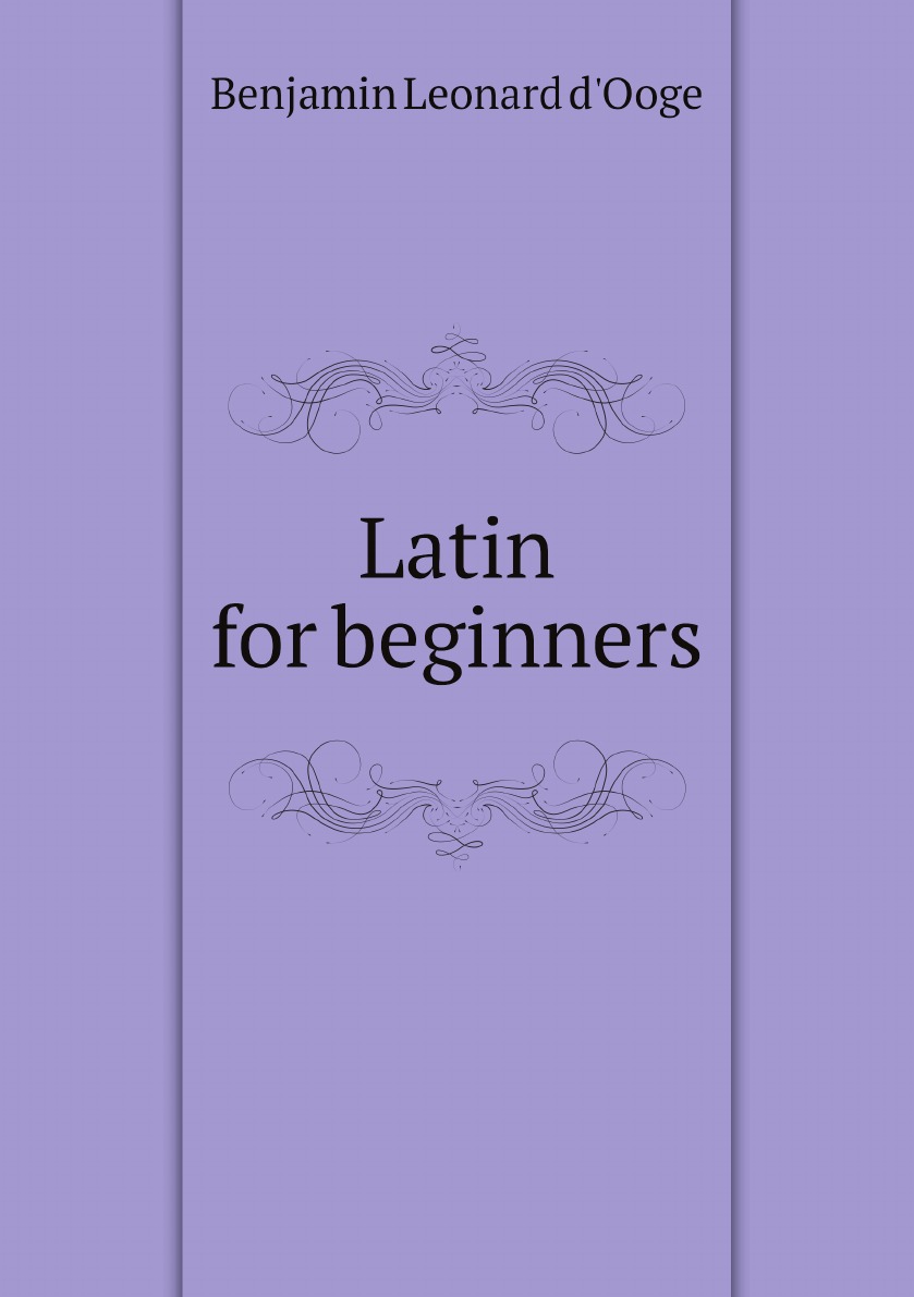 

Latin for beginners