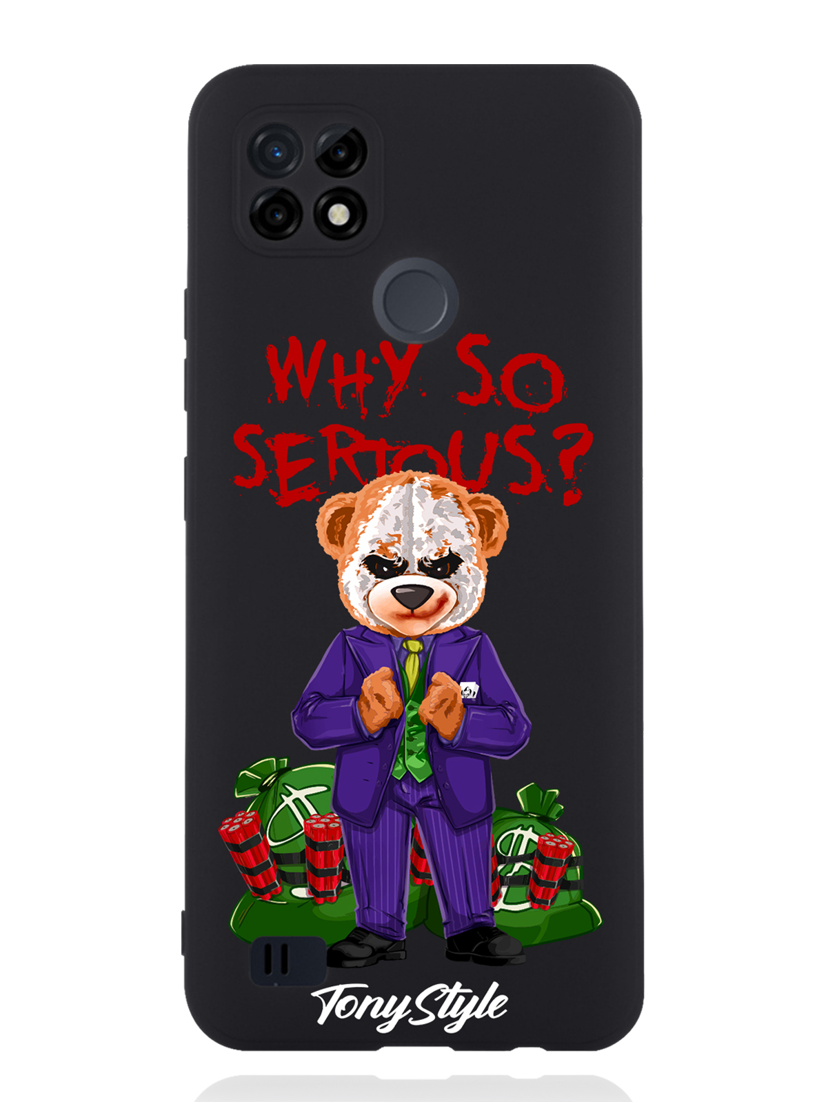 

Чехол Tony Style RealMe C21 Tony Style Джокер Joker Why so serious, RealMe C21 Tony Style Джокер Joker Why so serious