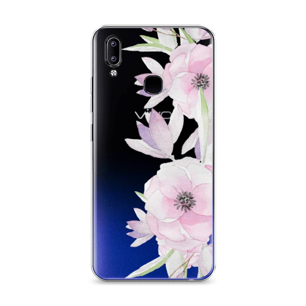 

Чехол Awog на Realme Q3 "Нежные анемоны", Разноцветный, 256450-8