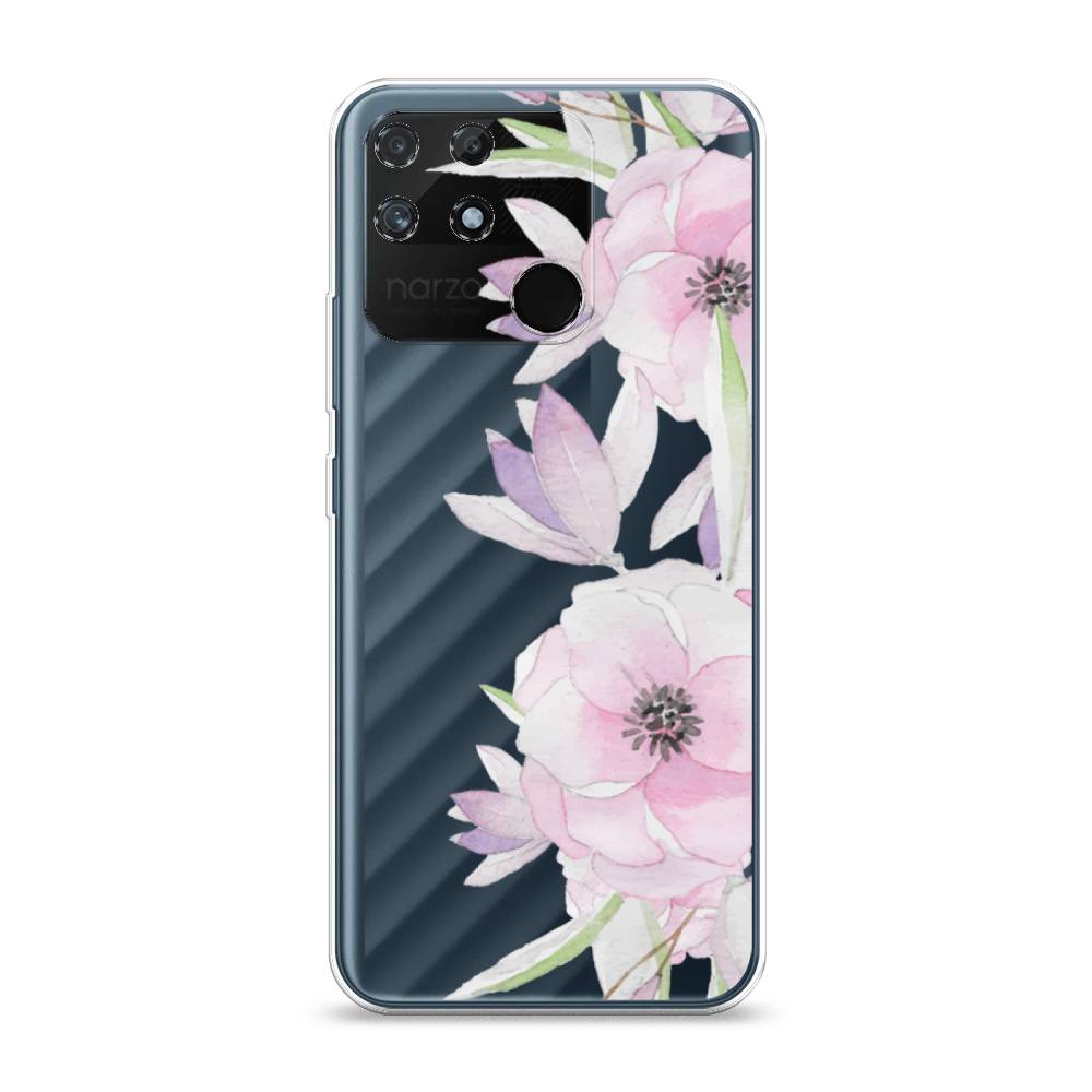 

Чехол Awog на Realme Narzo 50A "Нежные анемоны", Разноцветный, 258450-8